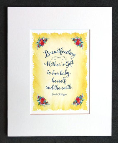 A wonderful gift: today’s breastfeeding quote