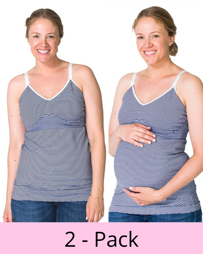2-Pack Seamless Maternity / Nursing tank