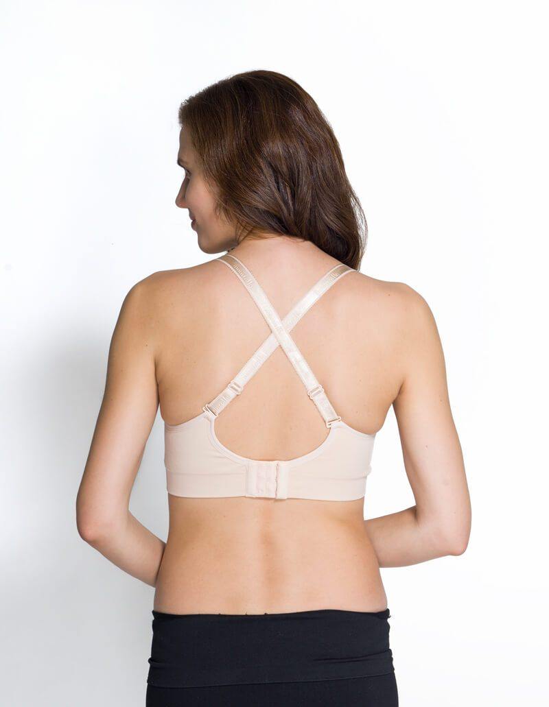 Seamless nursing bra - XS, S, XL left - Momzelle